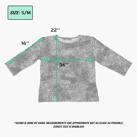 ANNE KLEIN SPORT 3/4 Sleeve Leopard Print T-Shirt Top (Multi | Size S/M) - Picture 5 of 5